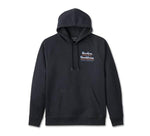 HARLEY-DAVIDSON MENS LOADED WITH HORSEPOWER RAGLAN HOODIE