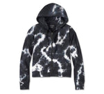 HARLEY-DAVIDSON WOMENS BAR & SHIELD TIE DYE HOODIE