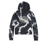 HARLEY-DAVIDSON WOMENS BAR & SHIELD TIE DYE HOODIE