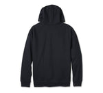 HARLEY-DAVIDSON MENS BAR & SHIELD CONTRAST PULLOVER HOODIE