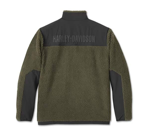 HARLEY-DAVIDSON MENS HARLEY-DAVIDSON SHERPA FULL ZIP