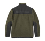 HARLEY-DAVIDSON MENS HARLEY-DAVIDSON SHERPA FULL ZIP