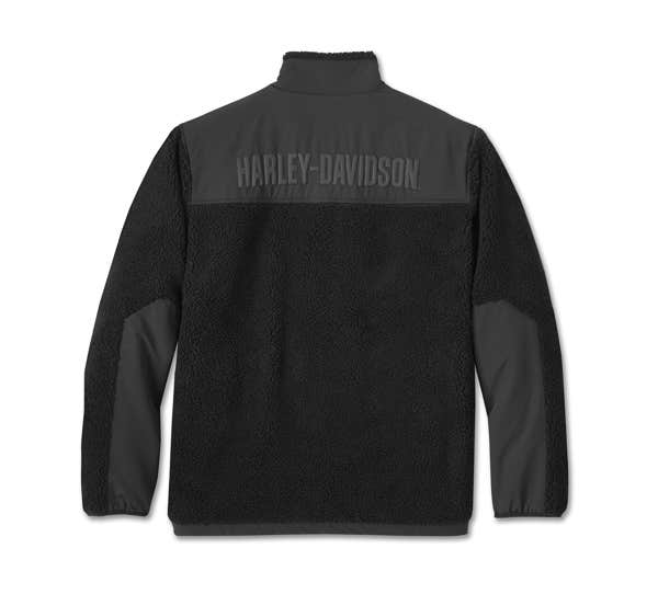 HARLEY-DAVIDSON MENS HARLEY-DAVIDSON SHERPA FULL ZIP