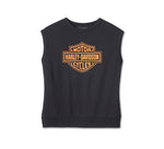 HARLEY-DAVIDSON WOMENS WICKED SLEEVELESS SWEATSHIRT