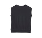 HARLEY-DAVIDSON WOMENS WICKED SLEEVELESS SWEATSHIRT