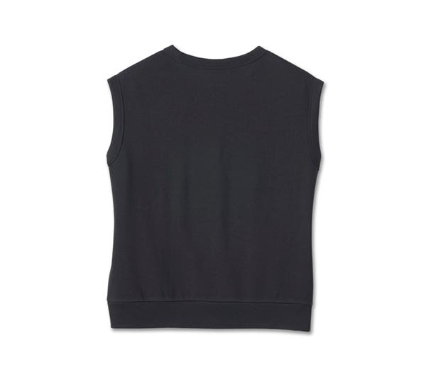 HARLEY-DAVIDSON WOMENS WICKED SLEEVELESS SWEATSHIRT