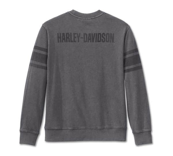 HARLEY-DAVIDSON MENS COWBOY RIDER FRENCH TERRY CREWNECK