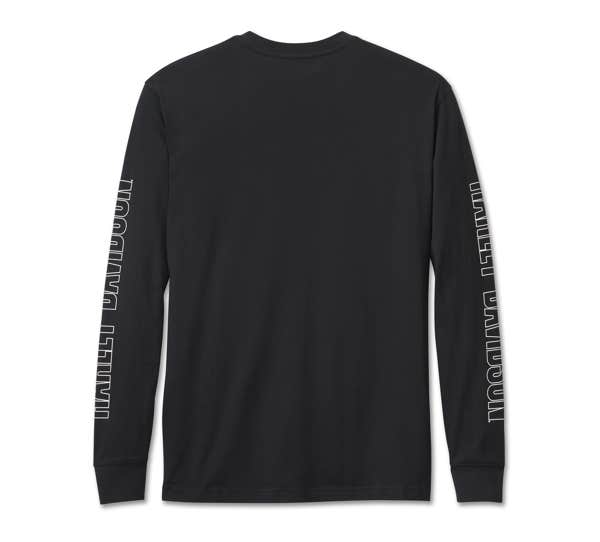 HARLEY-DAVIDSON MENS BAR & SHIELD LONG SLEEVE PAJAMA SET