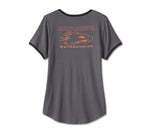HARLEY-DAVIDSON WOMENS RINGER TEE