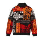 HARLEY-DAVIDSON MENS WILD CARD CARDIGAN