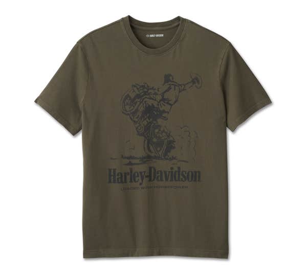 HARLEY-DAVIDSON MENS COWBOY GRAPHIC TEE