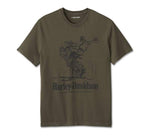 HARLEY-DAVIDSON MENS COWBOY GRAPHIC TEE