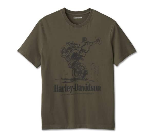HARLEY-DAVIDSON MENS COWBOY GRAPHIC TEE