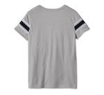 HARLEY-DAVIDSON WOMENS #1 RACING TEE WITH REFLECTIVE STRIPE