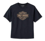 HARLEY-DAVIDSON WOMENS BAR & SHIELD OVERSIZED BOXY TEE