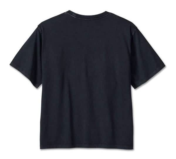 HARLEY-DAVIDSON WOMENS BAR & SHIELD OVERSIZED BOXY TEE
