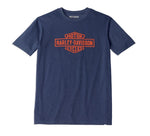 HARLEY-DAVIDSON MENS OIL CAN BAR & SHIELD DISTRESSED GRAPHIC TEE