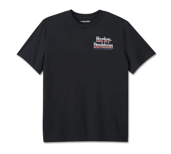 HARLEY-DAVIDSON MENS LOADED WITH HORSEPOWER GRAPHIC TEE