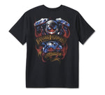 HARLEY-DAVIDSON MENS LOADED WITH HORSEPOWER GRAPHIC TEE