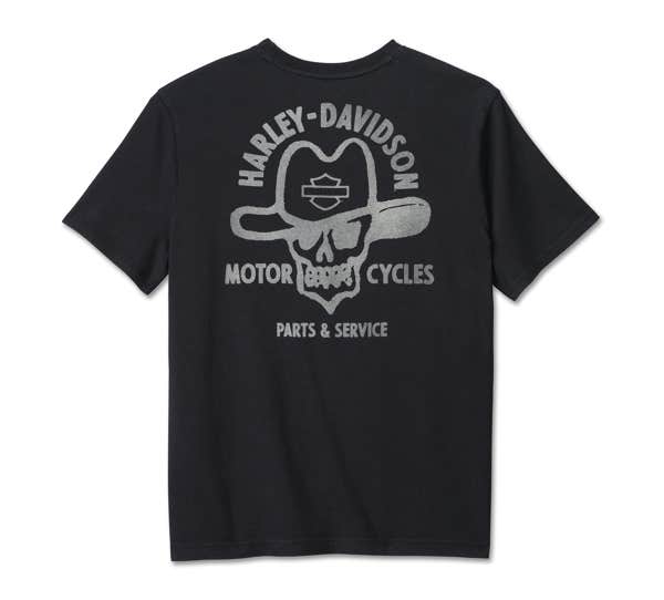 HARLEY-DAVIDSON MENS COWBOY RIDER GRAPHIC TEE