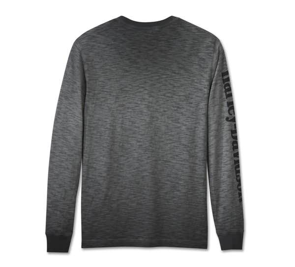 HARLEY-DAVIDSON MENS OIL CAN SLUB LONG SLEEVE TEE