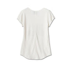 HARLEY-DAVIDSON WOMENS CALI HENLEY KNIT TOP