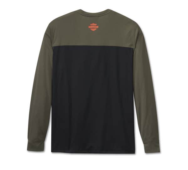 HARLEY-DAVIDSON MENS H-D TECH LONG SLEEVE TEE