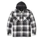 HARLEY-DAVIDSON MENS TRAVELER HOODED SHIRT JACKET