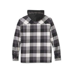 HARLEY-DAVIDSON MENS TRAVELER HOODED SHIRT JACKET