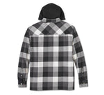 HARLEY-DAVIDSON MENS TRAVELER HOODED SHIRT JACKET