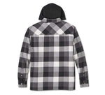 HARLEY-DAVIDSON MENS TRAVELER HOODED SHIRT JACKET