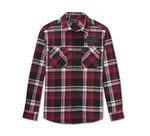 HARLEY-DAVIDSON MENS BAR & SHIELD FLANNEL SHIRT