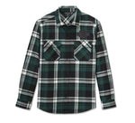HARLEY-DAVIDSON MENS BAR & SHIELD FLANNEL SHIRT