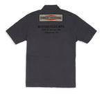 HARLEY-DAVIDSON MENS STACKED LOGO SOLID MECHANICS SHIRT