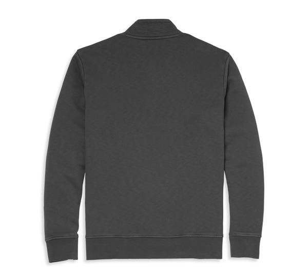 HARLEY-DAVIDSON MENS RACER FONT MOCKNECK WITH SNAPS