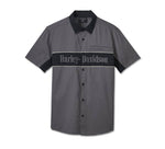 HARLEY-DAVIDSON MENS THE GARAGE MECHANIC SHORT SLEEVE SHIRT