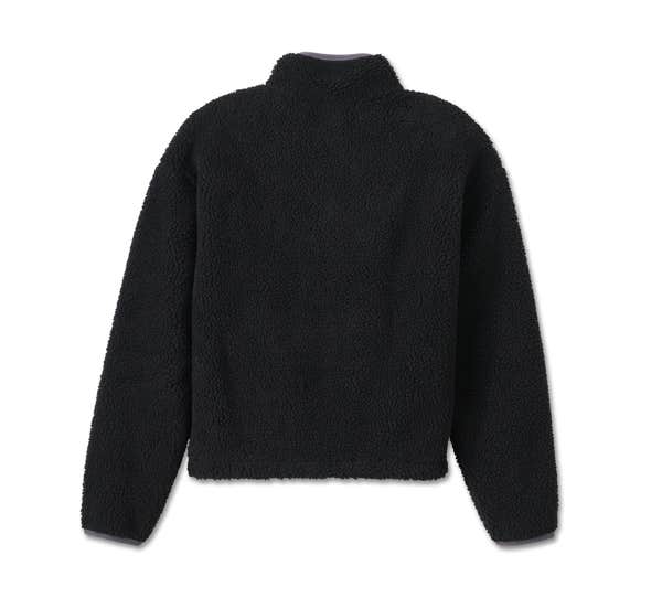 HARLEY-DAVIDSON WOMENS HARLEY-DAVIDSON SHERPA 1/4 ZIP