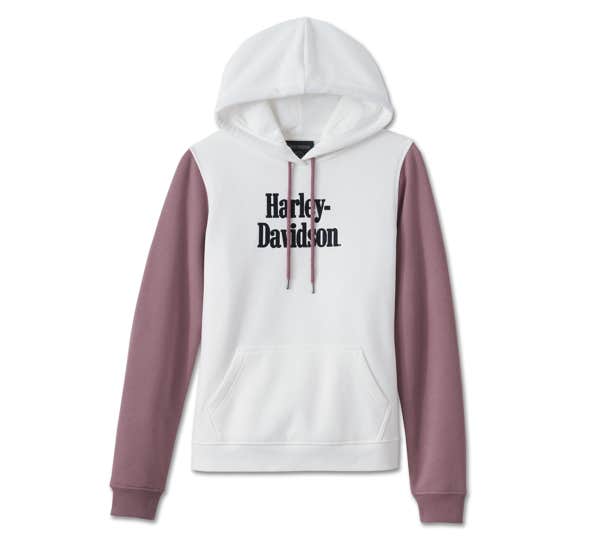HARLEY-DAVIDSON WOMENS HARLEY-DAVIDSON RAGLAN HOODIE