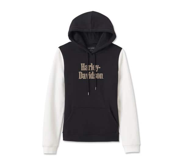 HARLEY-DAVIDSON WOMENS HARLEY-DAVIDSON RAGLAN HOODIE