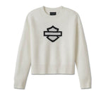 HARLEY-DAVIDSON WOMENS OPEN BAR & SHIELD SWEATER