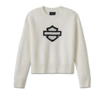 HARLEY-DAVIDSON WOMENS OPEN BAR & SHIELD SWEATER