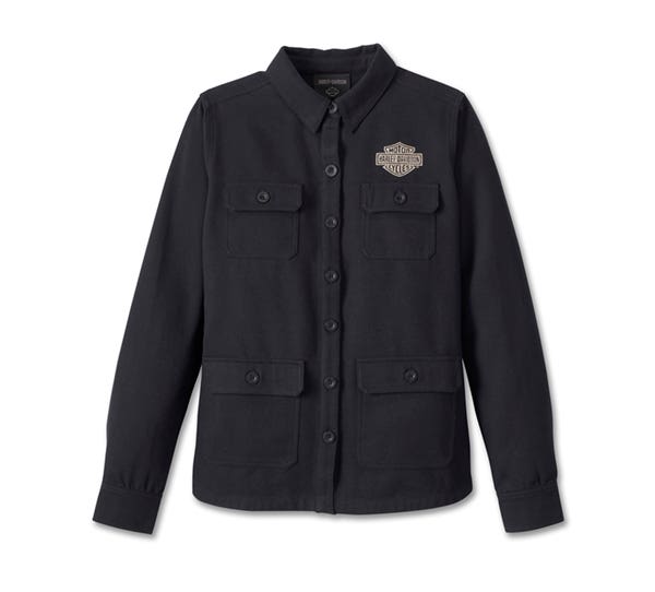 HARLEY-DAVIDSON WOMENS SHADOW SHIRT JACKET