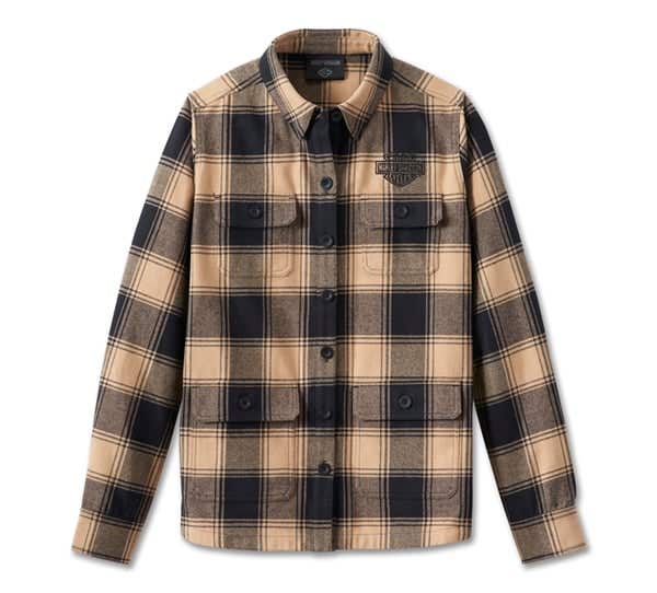 HARLEY-DAVIDSON WOMENS SHADOW SHIRT JACKET