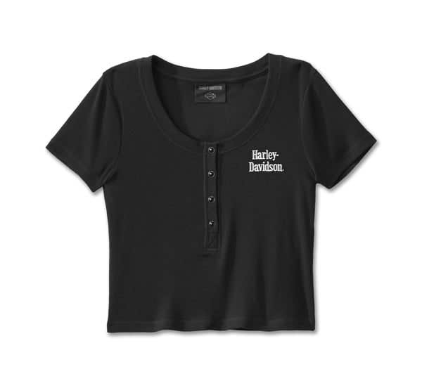 HARLEY-DAVIDSON WOMENS HARLEY-DAVIDSON RIBBED TEE