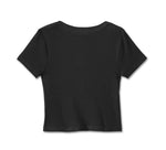 HARLEY-DAVIDSON WOMENS HARLEY-DAVIDSON RIBBED TEE