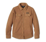 HARLEY-DAVIDSON WOMENS HARLEY-DAVIDSON SHERPA SHIRT JACKET