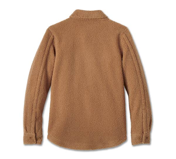 HARLEY-DAVIDSON WOMENS HARLEY-DAVIDSON SHERPA SHIRT JACKET