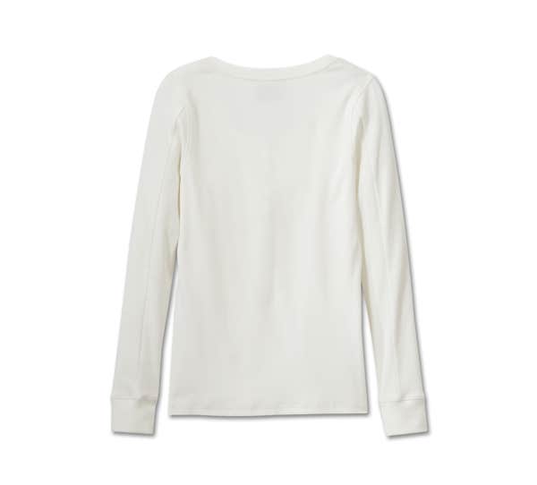 HARLEY-DAVIDSON WOMENS TIMELESS LONG SLEEVE HENLEY