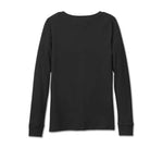HARLEY-DAVIDSON WOMENS TIMELESS LONG SLEEVE HENLEY
