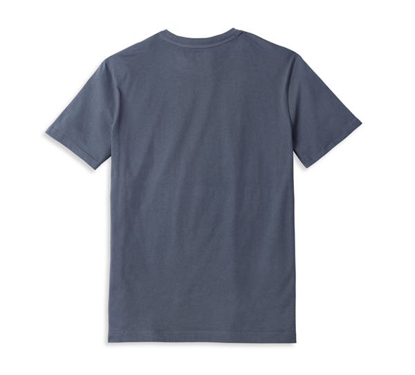 HARLEY-DAVIDSON MENS WINGED BIKE BAR & SHIELD GRAPHIC TEE